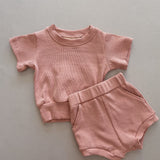 River Mini Ribbed Set - Bubblegum