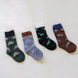 Dino Socks - Grey
