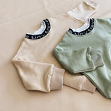 Hansel Logo Neck Jumper - Almond