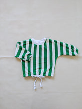 Load image into Gallery viewer, Haze Terry Towel Striped Set - Green