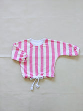 Load image into Gallery viewer, Haze Terry Towel Striped Set - Pink