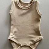 Cali Waffle Bodysuit - Oat