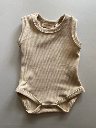 Cali Waffle Bodysuit - Oat