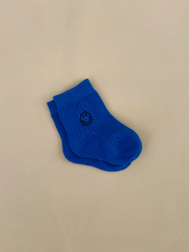 Face Socks - Cobalt