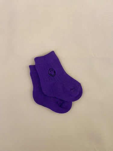 Face Socks - Purple