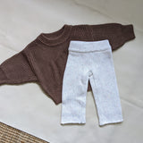 Peppa Sprinkle Knit Pant - Pearl