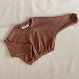 Jett Mini Ribbed Pullover - Chestnut
