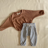 Jett Mini Ribbed Pullover - Chestnut