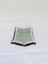 Load image into Gallery viewer, Lennon Contrast Knit Shorts - Sage/Cocoa