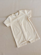 Load image into Gallery viewer, Magnolia Terry Towel Playsuit - Lemon Stripe