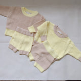 Watson Contrast Knit Shorts - Caramel/Yellow