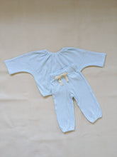Load image into Gallery viewer, Bambi Waffle Cotton Set - Icy Blue