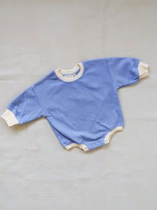 Mason French Terry Contrast Bodysuit - Capri Blue