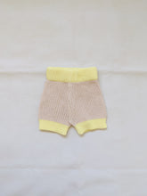 Load image into Gallery viewer, Watson Contrast Knit Shorts - Caramel/Yellow