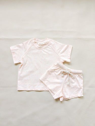 Wavey Cotton Sprinkle Set - Peach