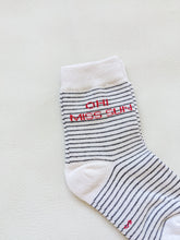 Load image into Gallery viewer, Striped Socks - Cream/Red
