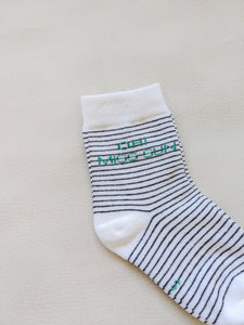 Striped Socks - White/Green