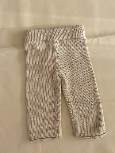 Peppa Sprinkle Knit Pant - Biscuit