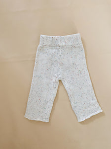 Peppa Sprinkle Knit Pant - Pearl