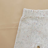 Peppa Sprinkle Knit Pant - Pearl