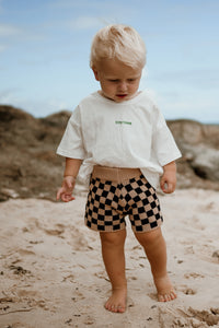 Ambrose Logo Embroidered Tee - White/Emerald