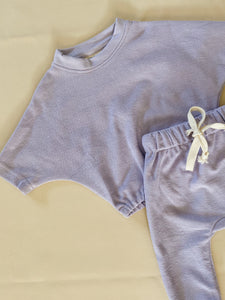 Romy French Terry Set - Lilac