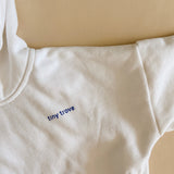 Rumi Logo Hoodie Jumper - Milk (Navy Logo)