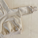 Rumi Logo Hoodie Jumper - Beige
