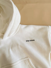 Load image into Gallery viewer, Rumi Logo Hoodie Jumper - Milk (Black Logo)