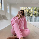 Adult Woodie 3D Logo Tracksuit - Flamingo