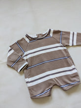 Load image into Gallery viewer, Skye Striped Bodysuit - Latte