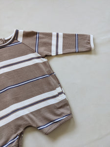 Skye Striped Bodysuit - Latte (Small sizing)