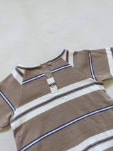 Load image into Gallery viewer, Skye Striped Bodysuit - Latte