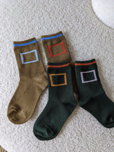 Load image into Gallery viewer, Square Socks - Moss