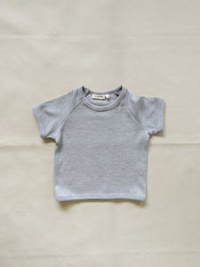 Teddy Waffle Cotton Set - Grey