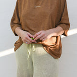 Adult Opie Relaxed Logo Tee - Cappuccino