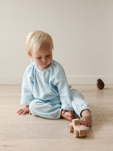 Bambi Waffle Cotton Set - Icy Blue