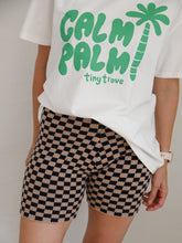 Load image into Gallery viewer, Adult Spencer Checkerboard Knit Shorts - Navy