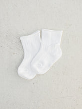 Load image into Gallery viewer, Ribbed Socks - Snow