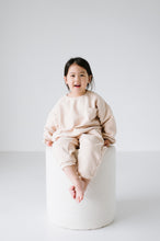 Load image into Gallery viewer, Lexi Fleece Cotton Tracksuit - Sand