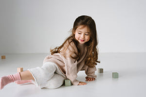 Peppa Sprinkle Knit Pant - Pearl