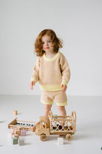 Load image into Gallery viewer, Watson Contrast Knit Set - Caramel/Yellow
