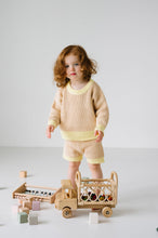 Load image into Gallery viewer, Watson Contrast Knit Jumper - Caramel/Yellow
