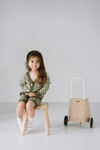 Load image into Gallery viewer, Quincy Checkerboard Knit Set - Moss/Milk