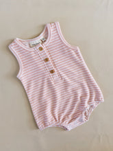 Load image into Gallery viewer, Uma Terry Towel Bodysuit - Pink Stripe