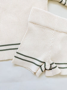 Wimbledon Knit Set - Ecru