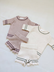 Wimbledon Knit Set - Ecru