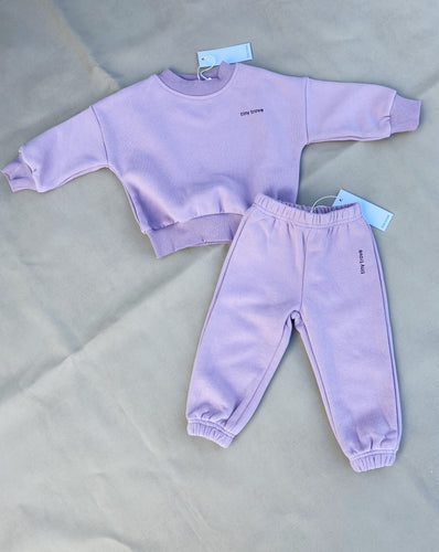 Woodie Logo Tracksuit - Periwinkle