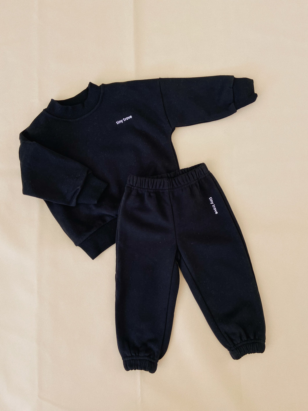 Woodie Logo Tracksuit - Black