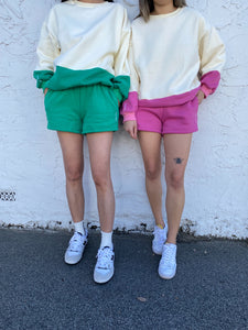 Adult Frankie Logo Shorts - Pink